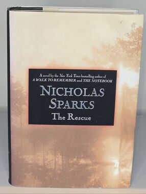 Nicholas Sparks "The Rescue" Hardcover Book